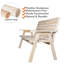 Solid Wood Cedar Outdoor Bench