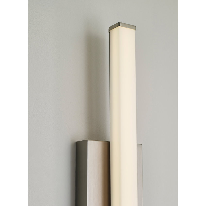 Lufe Square 24 Bath, Satin Nickel