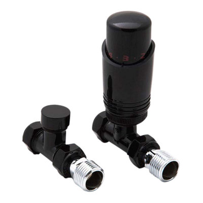  Thermostatic Angled Radiator Valves