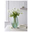 Vase en verre vert 13,5 "H