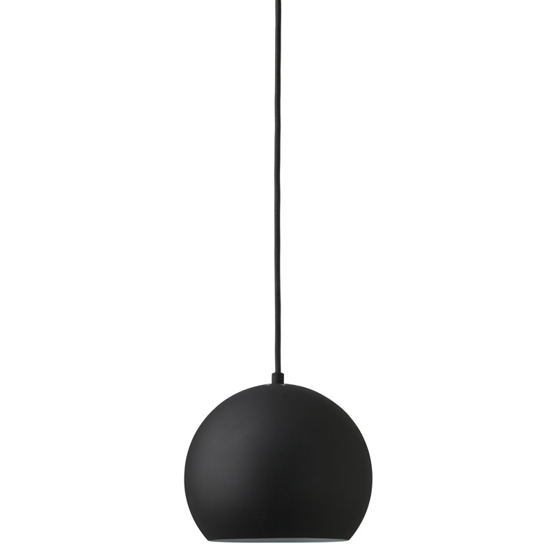 1 - Light Stainless Steel Pendant, Black