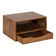 Adeana Poplar Solid Wood Floating Shelf with Drawer