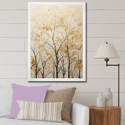 " Harmonous Beige Tree Art VI "