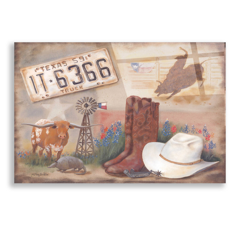 «Texas» par Pam Britton - impression sans cadre, H 16 po x l 24 po x P 0,2 po