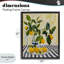 Cadre flottant citrons sur nappe rayée, design par Yen-158716044-158716046