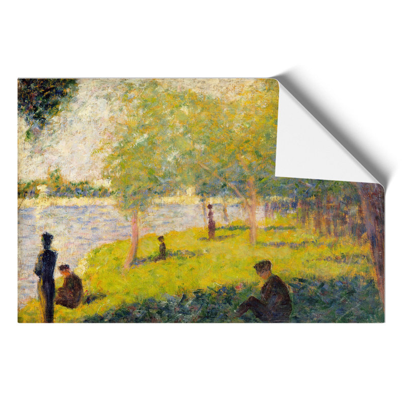 Study For La Grande Jatte Vol.2 by Georges Seurat - No Frame Painting, 42cm H x 59cm W x 0.1cm D