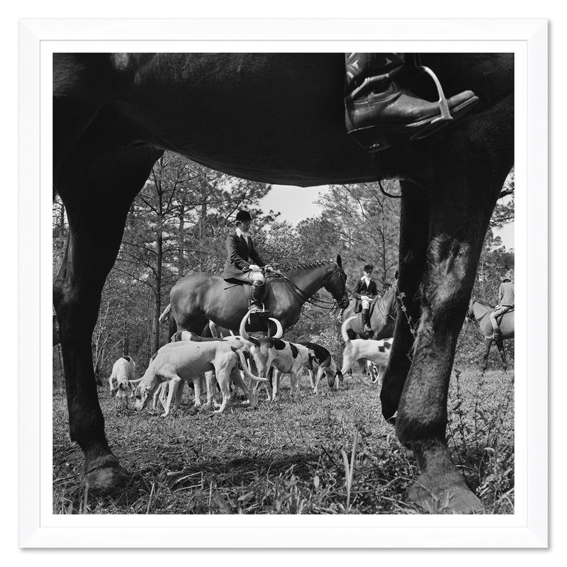 Sports Print by Slim Aarons, 51.5" H x 51.5" W, Framed Print without Mat, White
