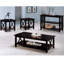 3 Occasional In Dark : Rectangular Tables With Open Storage Shelves For Living Room Modern Design And