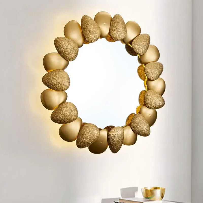 Mirrors Metal Wall Mirror, 47.25" x 23.5"