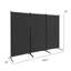 Leveille 102.5'' W x 72'' H 3 - Panel Folding Room Divider-1208242392