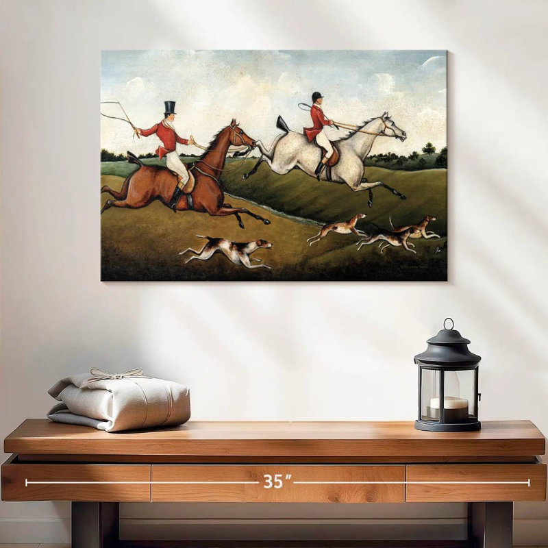 Senne The Hunt, 16" H x 24" W