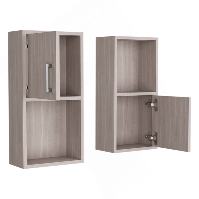Medicine Cabinet Florence, Bathroom, White Oak, Natural