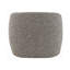 Fauteuil d'appoint de 92,5 cm de large, en tweed brun et gris