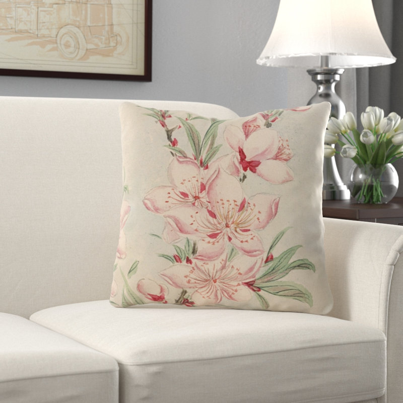 Coussin watercolour Amee, Microsuède, Intérieur