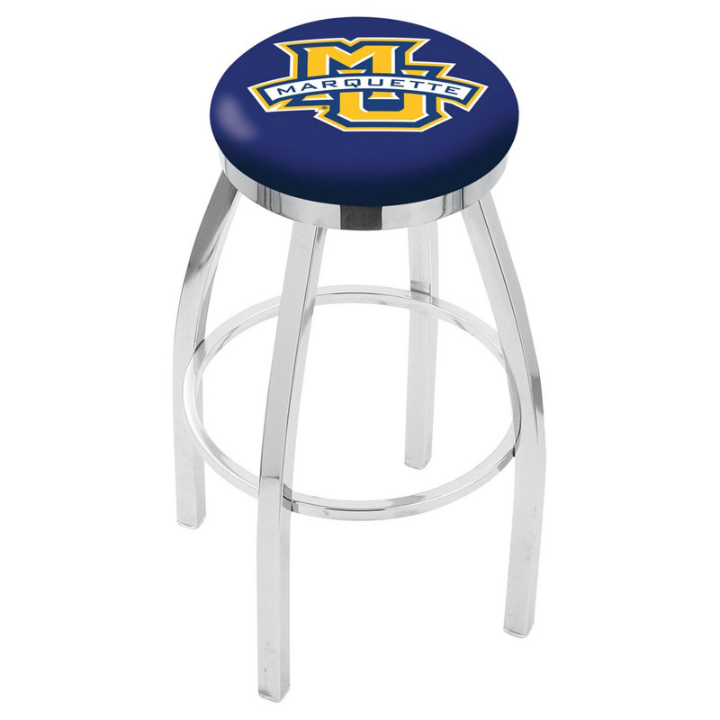 Tabouret de bar et de comptoir pivotant NCAA, Marquette, Tabouret de bar (siège d'une hauteur de 30 po)