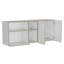 Armoire murale Nucla, blanc / chêne clair