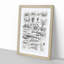 Study of Crustaceans by Oliver Goldsmith - Picture Frame Drawing Print-55730463-55730456