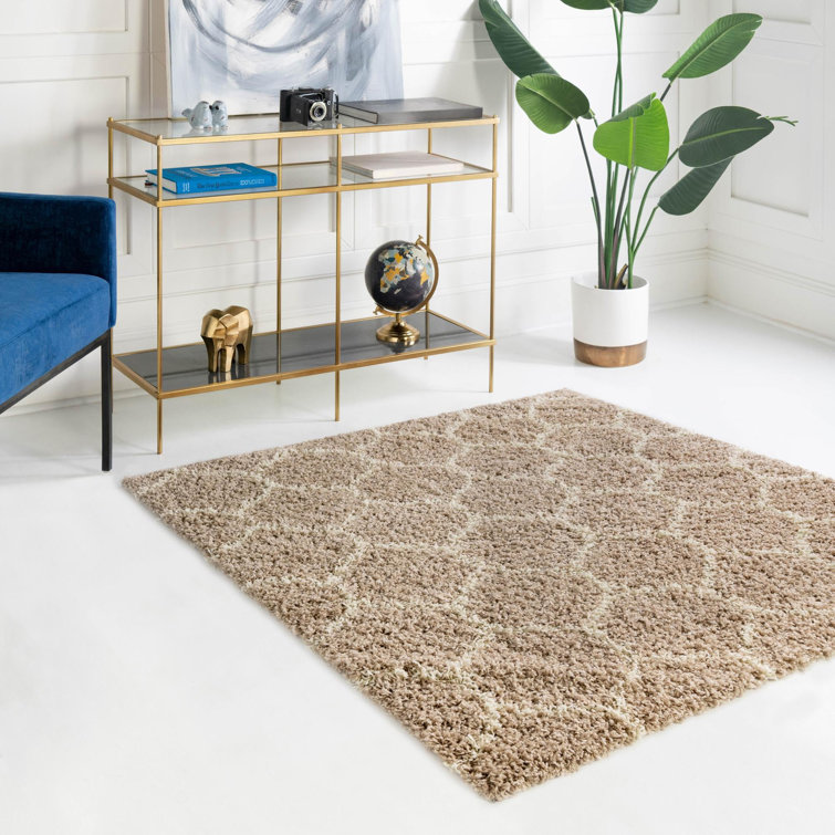 Tapis à poils longs Everly Quinn Ruby
