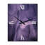 Horloge murale abstraite en métal mauve et gris Marble Ink Clouds II-1254195249