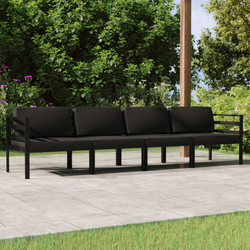 4 Piece Lounge Set with Cushions
