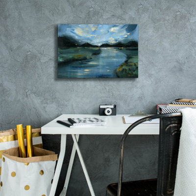 "Epic Graffiti" Night River "par Svetlana Aleynikova, art mural sur toile