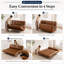 2 Seater Faux Leather Sofa Bed