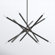 Poco 12 - Light Sputnik Modern Linear Chandelier