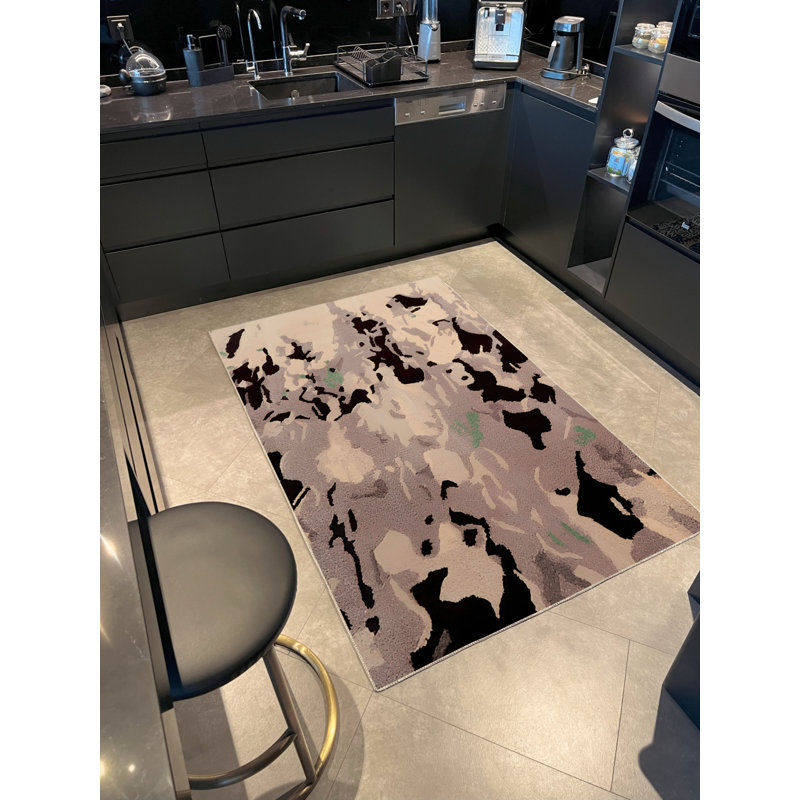 Tapis intérieur / extérieur Khamiya, Rectangle 3 pi 11 po x 5 pi 11 po