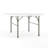 Noah Round Bi-Fold Plastic Folding Event Table with Carrying Handle