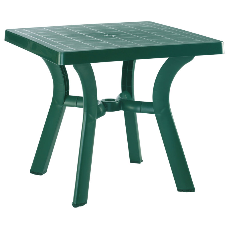 Table de salle à manger Makena, Vert foncé