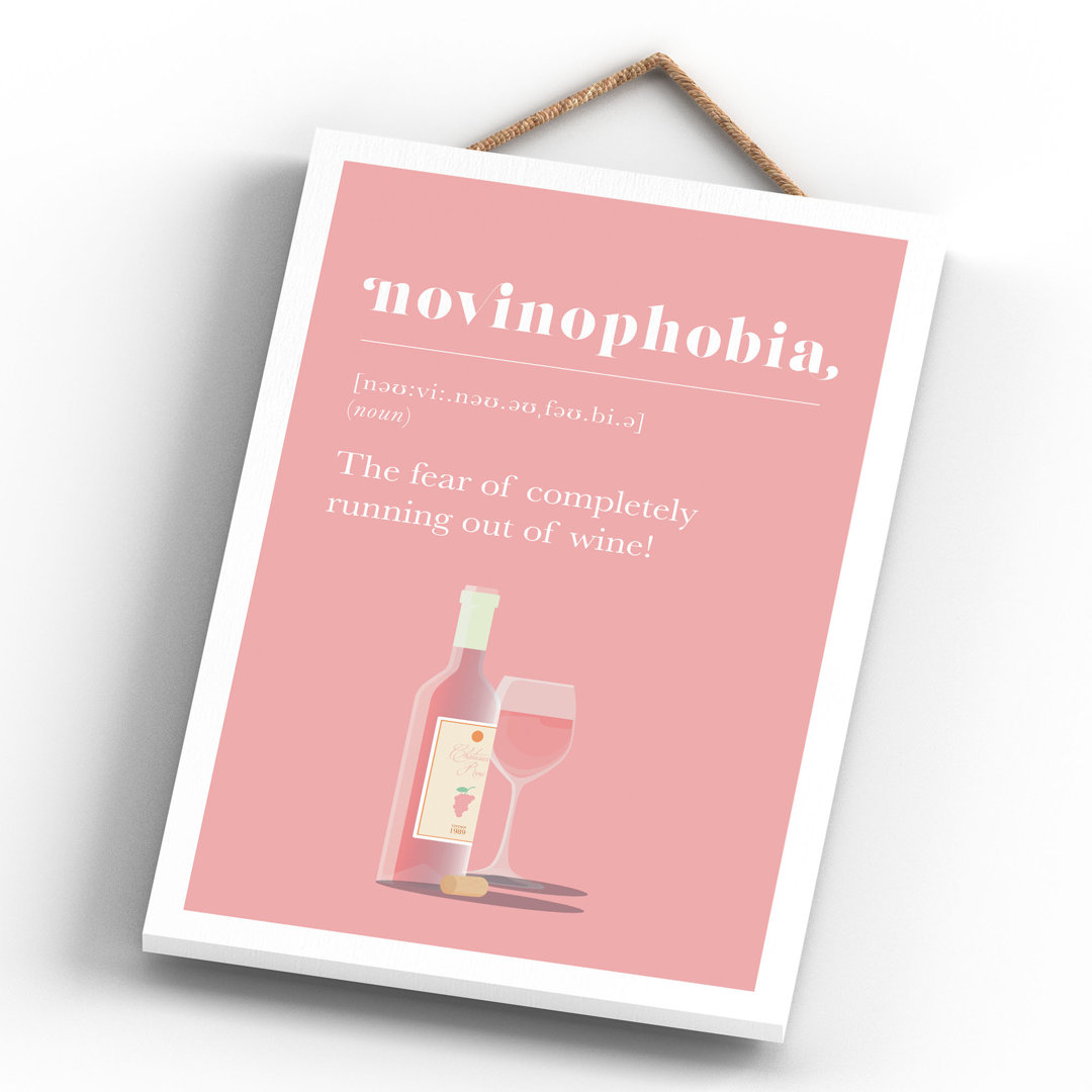 Phobia Rose Wine Wall Décor
