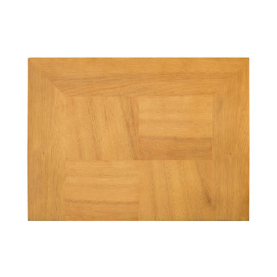 Table de chevet compacte, 20,7 x 15,4 x 22 po, ouverture douce, rangement abondant, bois massif et brun naturel et naturel, glissement rustique de conception classique, rangement spacieux en forme, teinte brune