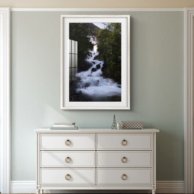 «Feel the Rush» - impression encadrée, H 19,5 po x l 16,5 po, Blanc