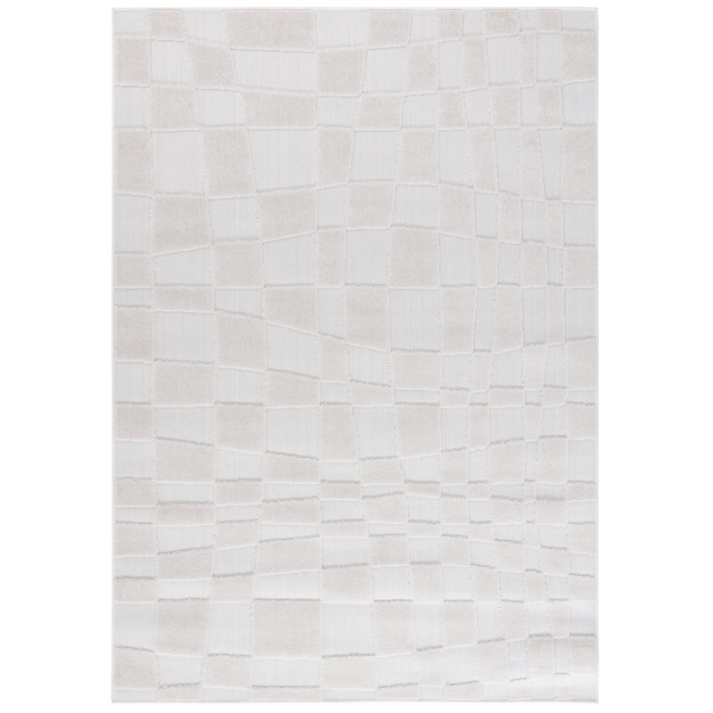 Keyrah Performance Geometric Rug, Rectangle 9'2" x 12'