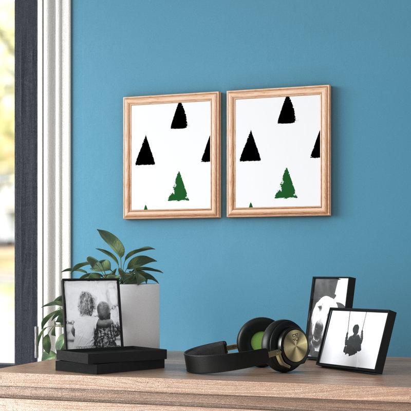 Cadre photo en bois Flythe, 8 po x 10 po