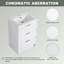 Ensemble de meuble-lavabo 72 po avec lavabo en résine et 4 armoires de rangement