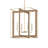 Purebred 4 - Light Wrought Iron Dimmable Lantern Geometric Chandelier