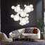 1-light Led Unique Bubble Design Pure White Frosted Globe Pendant
