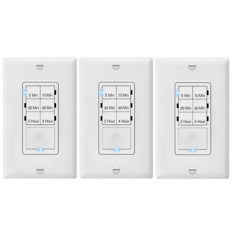 Single Pole Button Light Switch
