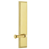 Grandeur Carré Tall Plate Passage with Georgetown Lever