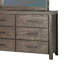 Commode double 6 tiroirs avec miroir Kawanis