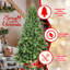 Arbre de Noël avec 2155 extrémités en PE et PVC, support en métal stable-371544022