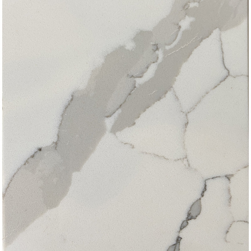 Quartz Bevelled Edge Table Top, 0.75" H x 24" W x 24" L