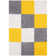 Myshaggy Collection Rugs Geometric Design in Yellow