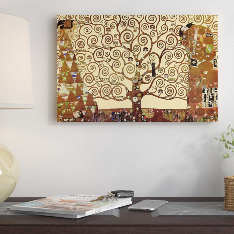 «The Tree of Life» par Gustav Klimt - reproduction, H 12 po x l 18 po x p 1,5 po, Toile