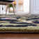 Hollander Hand-Hooked Wool Black Area Rug