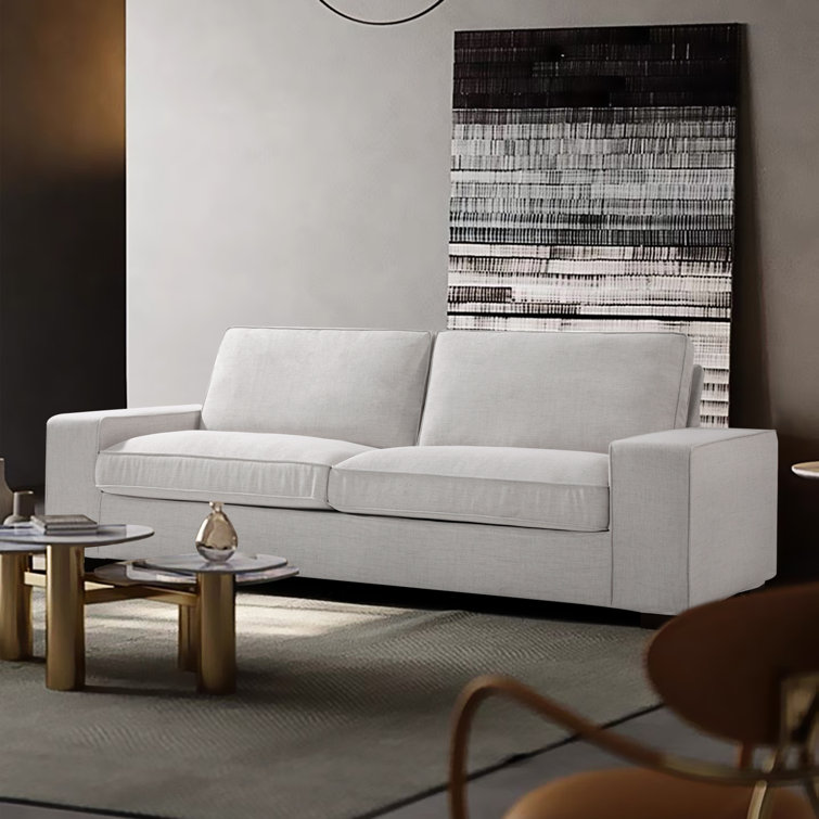 88" Luxury Modern Upholstered Sofa For Living Room, Couches With Solid Wood Frame