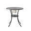 Bistro en cuivre avec seau à glace - Support de terrasse en aluminium coulé pour jardin