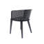 Chaise de salle à manger d'extérieur Milan (ensemble de 2)