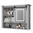 Bathroom Storage Cabinet, Over The Toilet Organizer For Laundry Room, Kitchen & Living Room, Medicine Cabinet With Sliding Barn Door -795852694